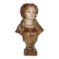 Decoratie Beeld Vrouw 18x12x30 cm Beige Kunststof