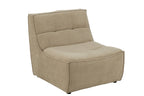 J-Line Sofa Grid Populierenhout/Schuim Donker Beige