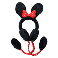 Oorwarmers Kinderen one size Zwart Rood Polyester