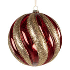 Kerstbal Ø 20x20 cm Rood Glas