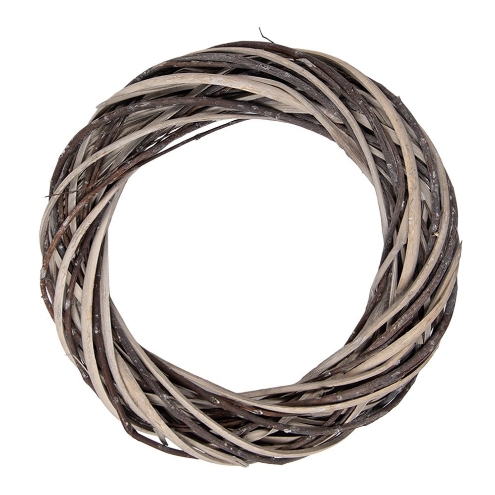 Krans Ø 30x6 cm Bruin Rotan