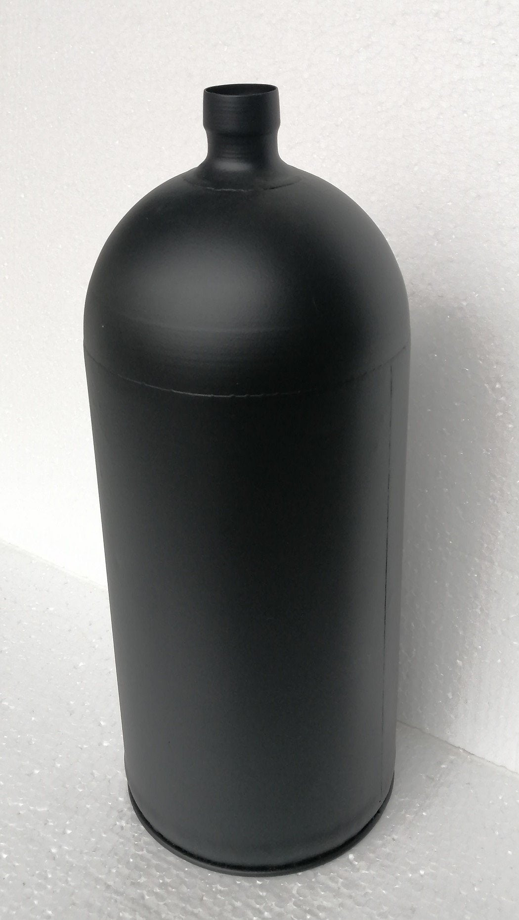 Metalen pot zwart