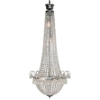 Kroonluchter Ø 50x113 cm Zilverkleurig IJzer Hanglamp
