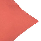 Flanel koraal rood kussen 45 cm x 45 cm