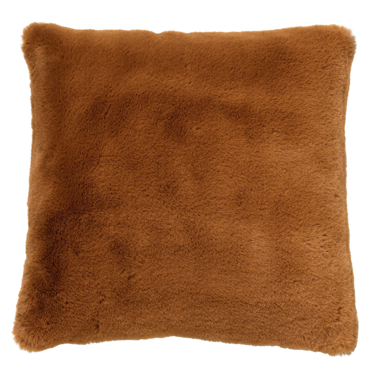 Dutch Decor Zaya - Kussen 60x60 cm - Imitatiebont look - Extra groot - Tabaksbruin - Bruin
