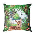 Handgemaakt kussen fleury bambi sprookjes 45x45cm