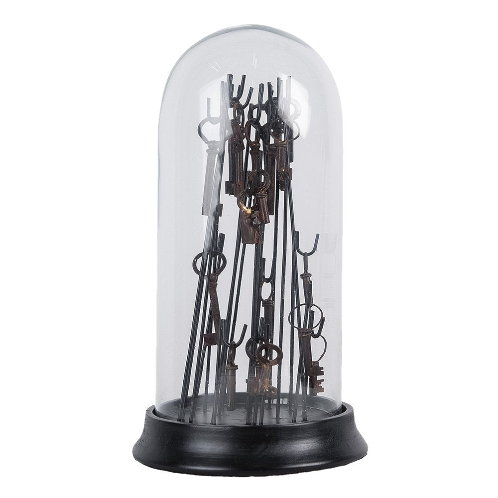 Stolp Ø 18x36 cm Bruin Glas Sleutels