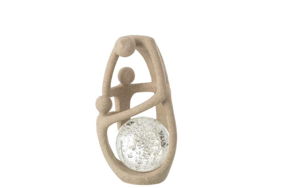 J-Line Koppel Bal Hars/Kristal Beige