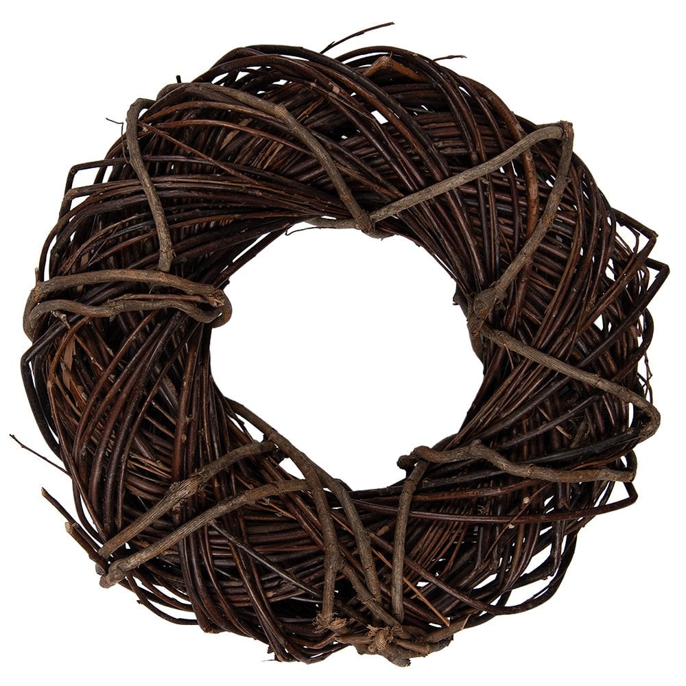 Krans Ø 30x8 cm Bruin Rotan