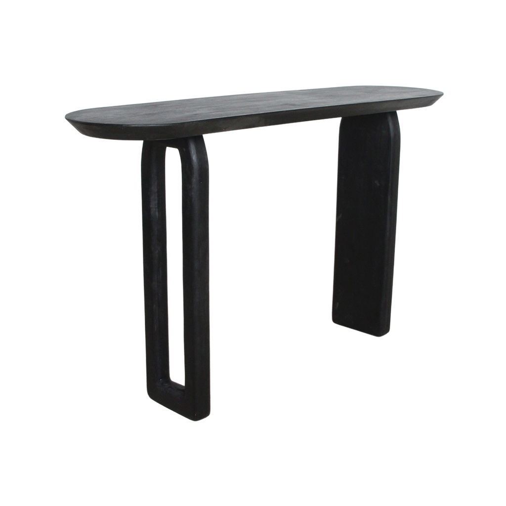 Bullnose consoletafel zwart
