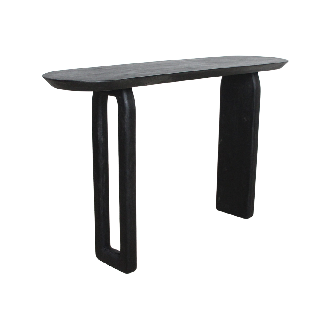 Bullnose consoletafel zwart