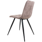 Eetkamerstoel Galgary Taupe 08 - Vintage Velvet