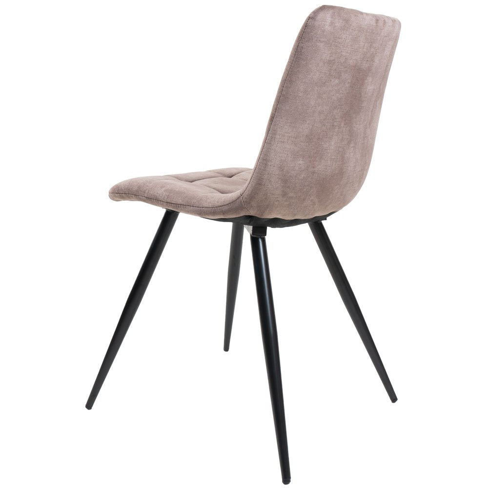 Eetkamerstoel Galgary Taupe 08 - Vintage Velvet