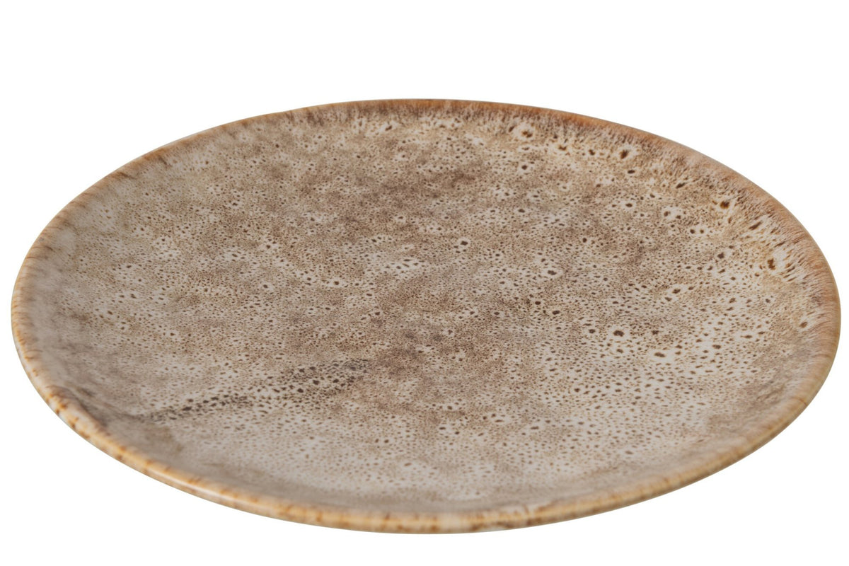 J-Line bord - porselein - taupe