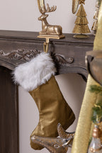 Kerstsok Kerstsok 45 cm Bruin Synthetisch