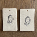 Luna-Leena vogel hangend ornament - groen - wol - handgemaakt in Nepal