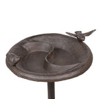 Vogelvoederbak 23x25x52 cm Bruin IJzer