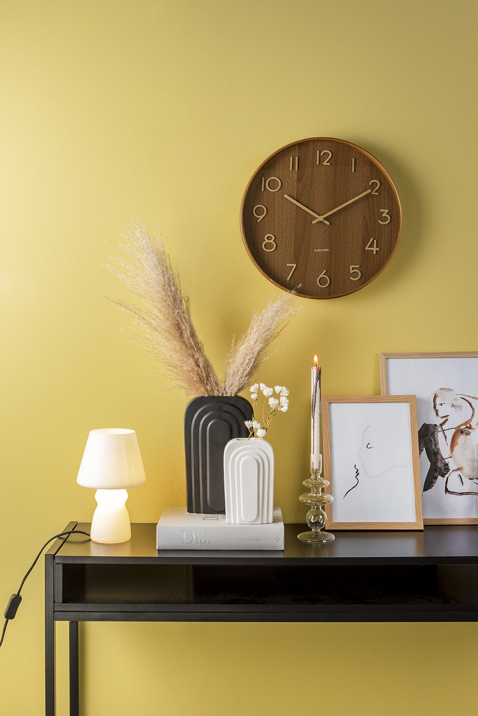 Wandklok Puur Medium