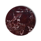 Marmer dienblad rond Ø30cm rood