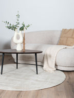 Vloerkleed Cos Beige - Rond ø150 cm