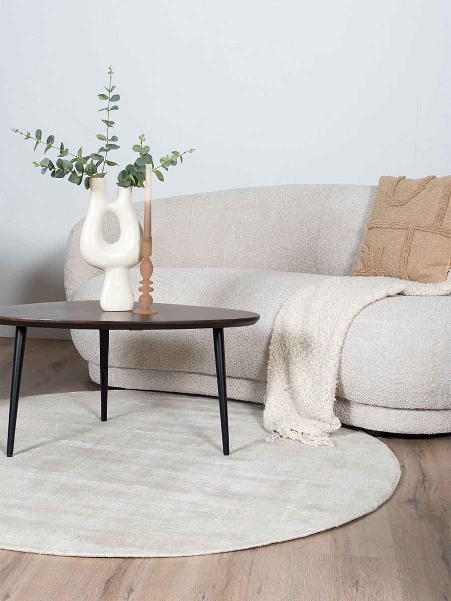 Vloerkleed Cos Beige - Rond ø150 cm