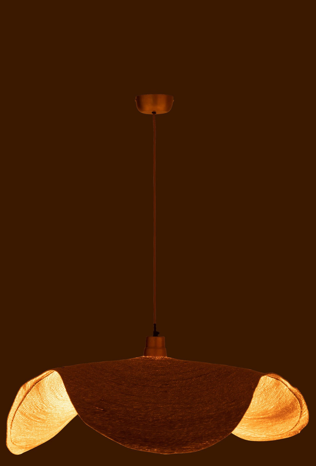 J-Line hangende Lamp Moonj - gras - naturel - large