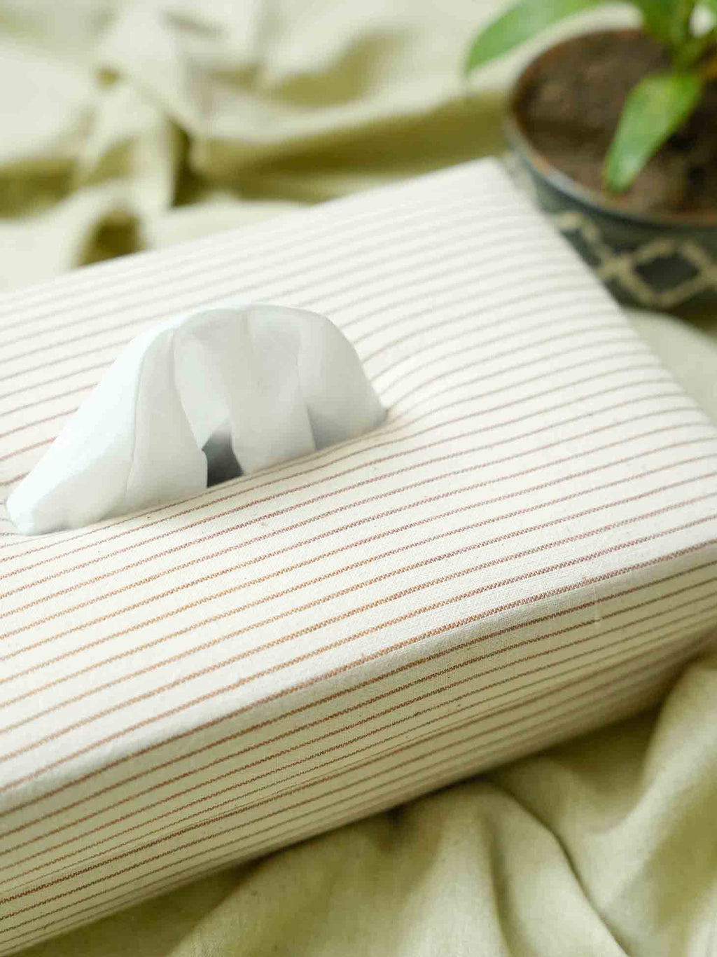 Handgeweven Khadi Tissue Box - Eco-vriendelijke stof