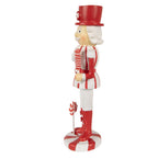 Kerstdecoratie Beeld Notenkraker 23 cm Rood Wit Polyresin Kerstfiguren