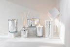 J-Line geurkaars Excellent - Cotton Candy - glas - zilver - S - 50U