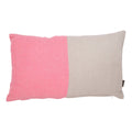 Cushion Shanti Half Half 30x50 pink