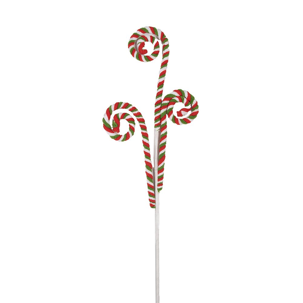 Kerstdecoratie Lolly 68 cm Rood Groen Kunststof