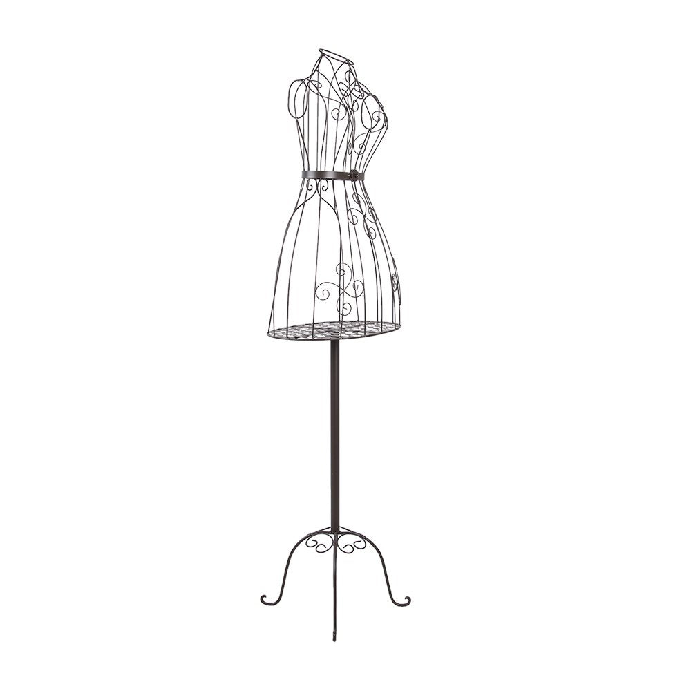 Paspop Dames Verstelbaar 152 cm Bruin Metaal Torso