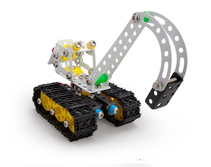 Constructieset DIY Graafmachine Diggy- metaal