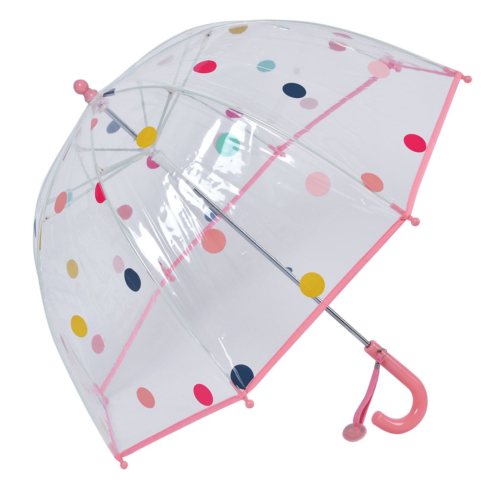 Kinderparaplu Ø 65x65 cm Roze Kunststof Stippen Paraplu Kids