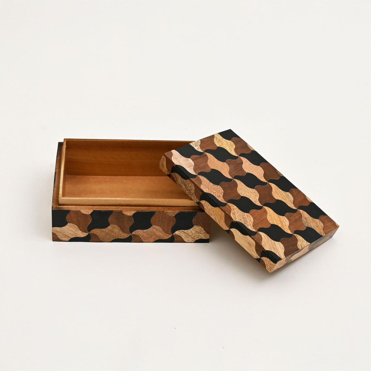 Mozaïek houten kist – set van 3