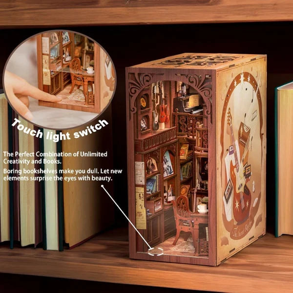 Cutebee, DIY Booknook, The Secret Rhythm, SZ03B, 18x11x23cm