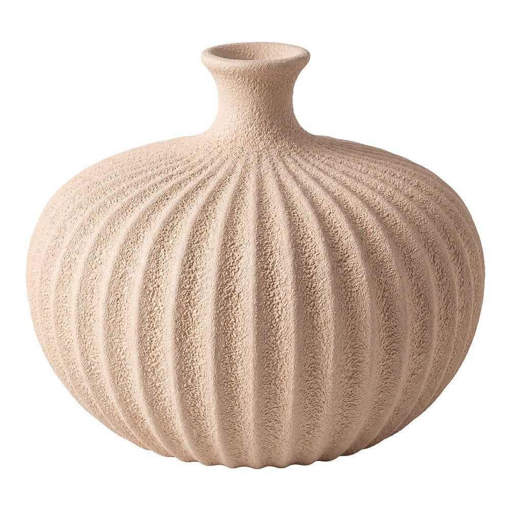 Vaas Beige Keramiek Decoratie Vaas