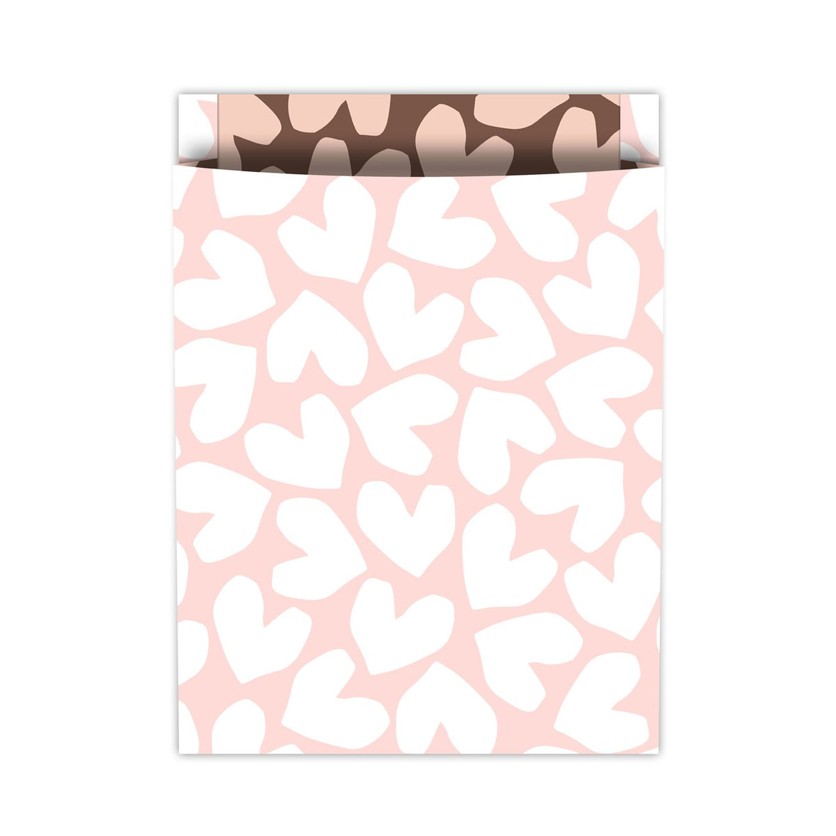 XL Solo Hearts '26 - Tijdschriftenzakken – 25×34+4cm 100st