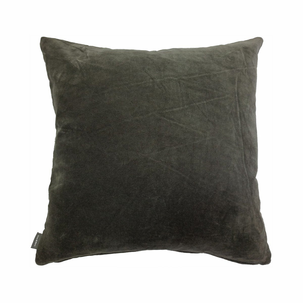 Uneven Pintuck kussen bruin 45x45cm