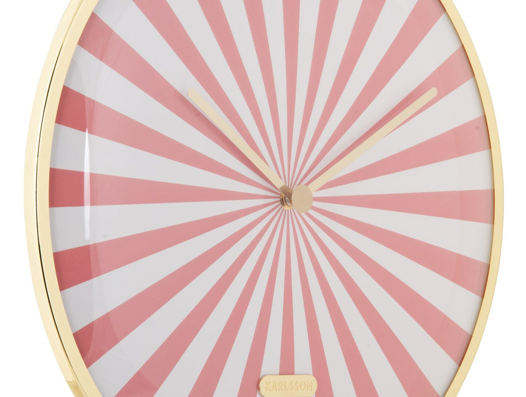 Wandklok Candy Swirl Dome
