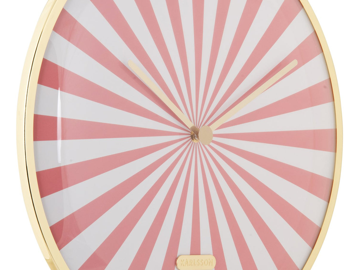 Wandklok Candy Swirl Dome
