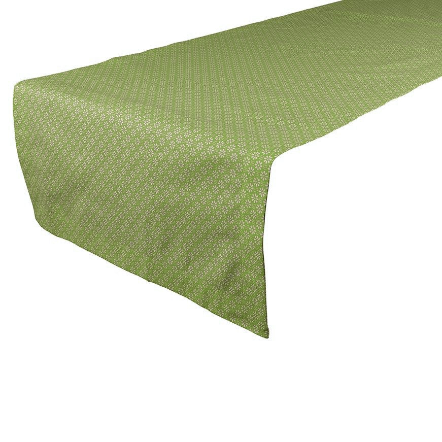 Daisy Tafelloper groen 50x140cm