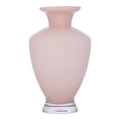 Rosy Vaas mondgeblazen roze h20,5 d16,5