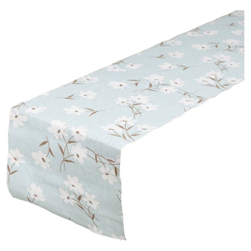 Fleur Tafelband blauw 30cmx3mtr (rolled) (20 in box)