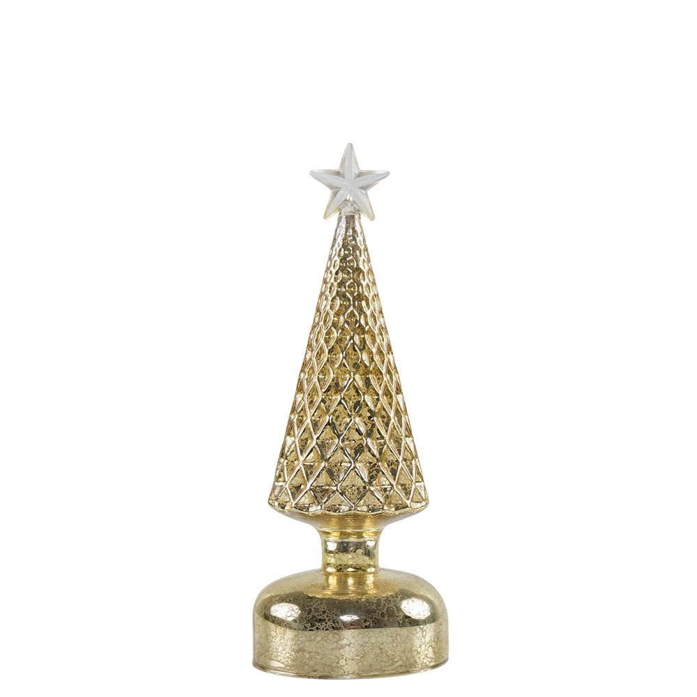 Led dennenboom goud 24cm*