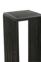 J-Line bijzettafel Kubus - hout - zwart - set van 2