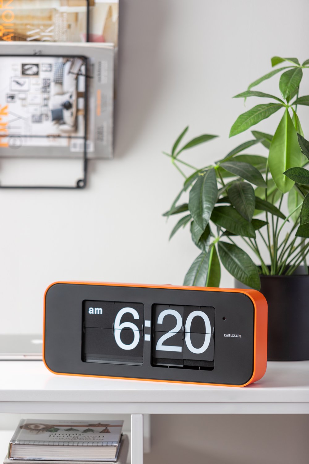 Wandklok Brede Flip