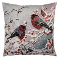 Kussenhoes 45x45 cm Grijs Polyester Vogels