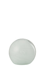 J-Line presse-papier Twister Rond - glas - wit - medium