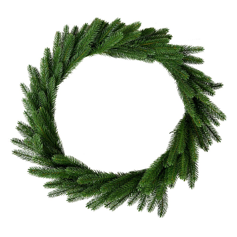 Kerstkrans Ø 65 cm Groen Kunststof